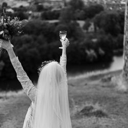 Vintage style and stunning views at this Scottish elopement