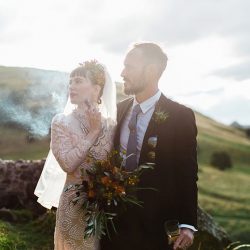 Vintage style and stunning views at this Scottish elopement