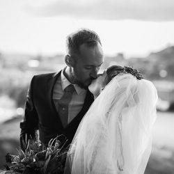 Vintage style and stunning views at this Scottish elopement