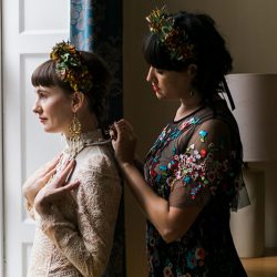Vintage style and stunning views at this Scotland elopement