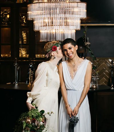 Untitle2 - Genderfluid wedding inspo: Vintage science-themed queer elopement shoot Untitle2