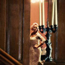 A Victorian house wedding with retro glam style and sweet personal touches