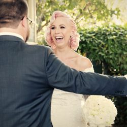 A Victorian house wedding with retro glam style and sweet personal touches