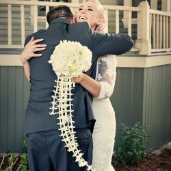 A Victorian house wedding with retro glam style and sweet personal touches