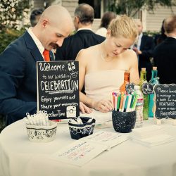 A Victorian house wedding with retro glam style and sweet personal touches