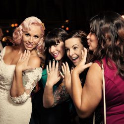A Victorian house wedding with retro glam style and sweet personal touches