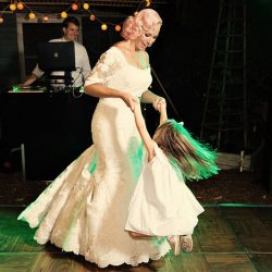 A Victorian house wedding with retro glam style and sweet personal touches