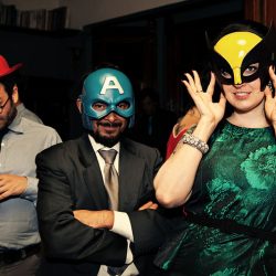 A wedding with retro glam style and sweet personal touches