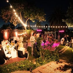 A wedding with retro glam style and sweet personal touches