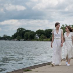 Macson Ledin UedaPhotography 048 low - Lauren & Lauren's sweet and laid-back wedding at a historic synagogue Lauren & Lauren's laid-back two-bride wedding at a historic synagogue