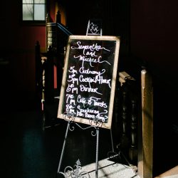 A darkly chic wedding with karaoke and Mexican meets Korean food