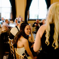 A dark & chic wedding with karaoke and Mexican meets Korean food