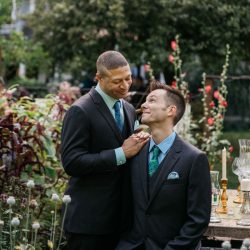 Sasha Rekio Photography 48 - A seriously delightful backyard wedding with a Sisters of Perpetual Indulgence wedding officiant A seriously delightful backyard wedding in Washington with Sister Unity officiating