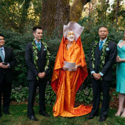 Sasha Rekio Photography 60 - A seriously delightful backyard wedding with a Sisters of Perpetual Indulgence wedding officiant A wedding in Washington with Sister Unity officiating