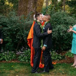 Sasha Rekio Photography 61 - A seriously delightful backyard wedding with a Sisters of Perpetual Indulgence wedding officiant A wedding in Washington with Sister Unity officiating