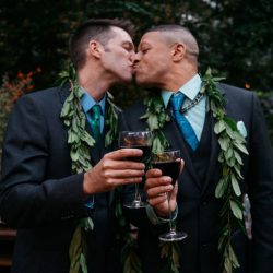Sasha Rekio Photography 88 - A seriously delightful backyard wedding with a Sisters of Perpetual Indulgence wedding officiant A wedding in Washington with Sister Unity officiating