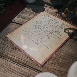 StyledHarryPotterWedding 0237 - Elegantly gorgeous Harry Potter wedding inspiration (with a cake to die for!) Elegantly gorgeous Harry Potter wedding decor