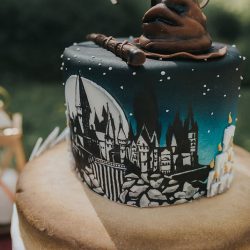 StyledHarryPotterWedding 0252 - Elegantly gorgeous Harry Potter wedding inspiration (with a cake to die for!) Elegantly gorgeous Harry Potter wedding decor