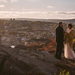 l m 659 X2 - A whimsical sitcom-themed wedding with a private vow reading A whimsical sitcom-themed wedding with a private vow reading