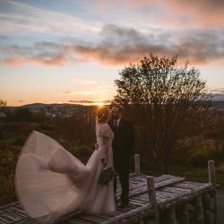 l m 730 XL - A whimsical sitcom-themed wedding with a private vow reading A whimsical sitcom-themed wedding with a private vow reading