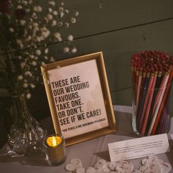 l m 763 X2 - A whimsical sitcom-themed wedding with a private vow reading A whimsical sitcom-themed wedding with a private vow reading
