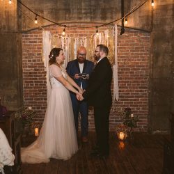 l m 779 X2 - A whimsical sitcom-themed wedding with a private vow reading A whimsical sitcom-themed wedding with a private vow reading