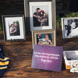 A goth meets nerd meets glam wedding with on-site ring tattoos