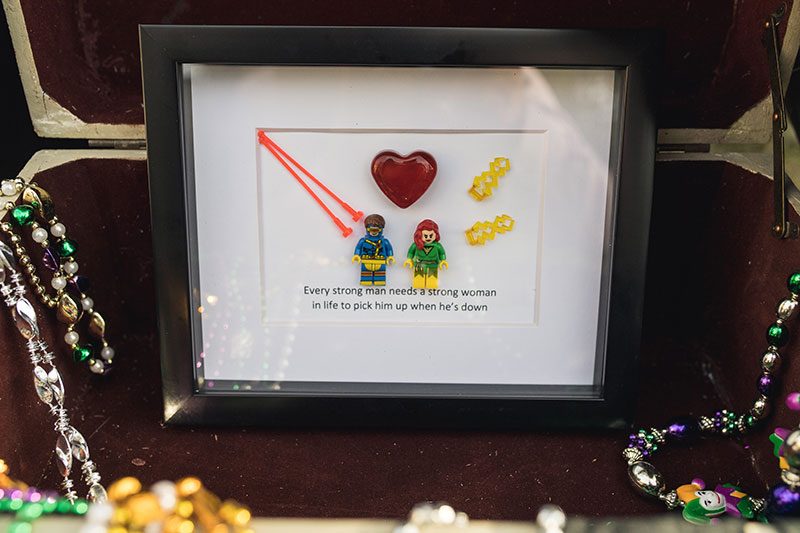 A goth meets nerd meets glam wedding with on-site ring tattoos