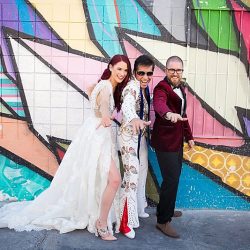 This Las Vegas elopement took Elvis on the road and finished up with pancakes galore