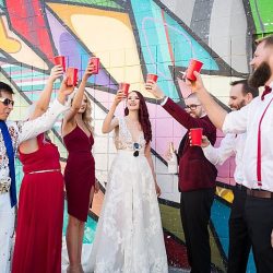 This Las Vegas elopement took Elvis on the road and finished up with pancakes galore
