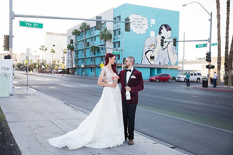 This Las Vegas wedding took Elvis on the road and finished up with pancakes galore