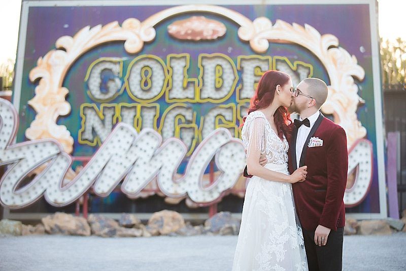 This Las Vegas wedding took Elvis on the road and finished up with pancakes galore