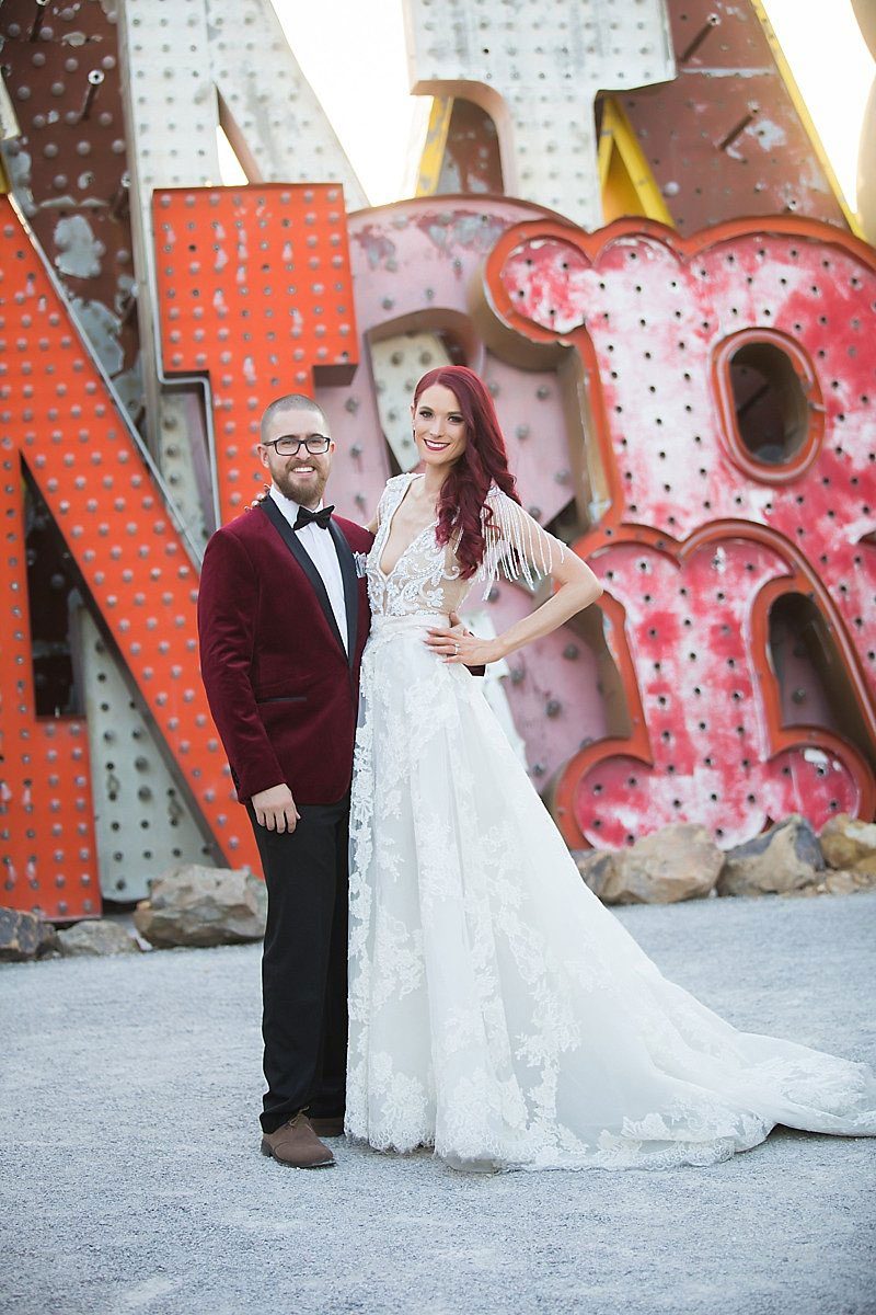 This Las Vegas wedding took Elvis on the road and finished up with pancakes galore
