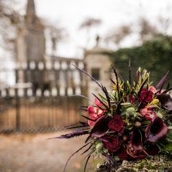 mrsredhead 90 1 - A goth castle wedding in Ireland with a stroll through the cemetery A goth castle wedding in Ireland with a stroll through the cemetery