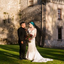 mrsredhead 95 1 - A goth castle wedding in Ireland with a stroll through the cemetery A goth castle wedding in Ireland with a stroll through the cemetery