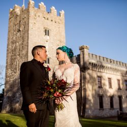 mrsredhead 96 1 - A goth castle wedding in Ireland with a stroll through the cemetery A goth castle wedding in Ireland with a stroll through the cemetery