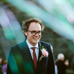 Beaches, bunnies, & a first performance at this youth hostel wedding in England