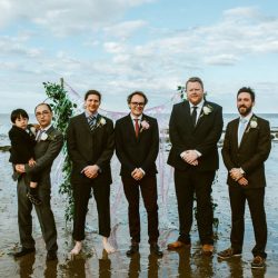 Beaches, bunnies, & a first performance at this hostel wedding in England