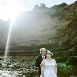 Beaches, bunnies, & a first performance at this hostel wedding in England