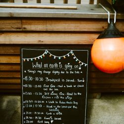 Beaches, bunnies, & a first performance at this youth hostel wedding in England