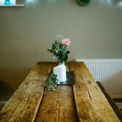Beaches, bunnies, & a first performance at this hostel wedding in England