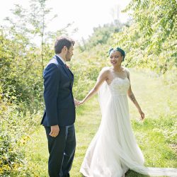 Stars meets nature: a subtly geeky lakeside wedding