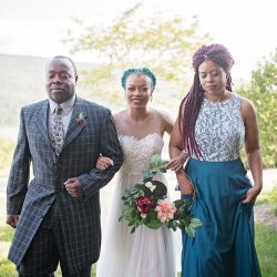 Stars meets nature: a subtly geeky lakeside wedding