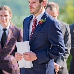 Stars meets nature: a subtly geeky lakeside wedding