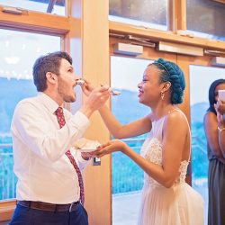 Stars meets nature: a subtly geeky lakeside wedding