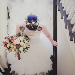 2017 10 14 Beth Kate Wedding 0123 - An Autumn witch lesbian wedding with tarot, tattoos, and beer An Autumn witch lesbian wedding with tarot, tattoos, and beer