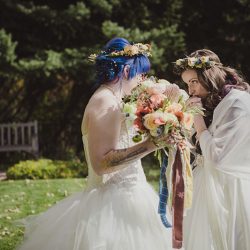 2017 10 14 Beth Kate Wedding 0133 - An Autumn witch lesbian wedding with tarot, tattoos, and beer An Autumn witch lesbian wedding with tarot, tattoos, and beer
