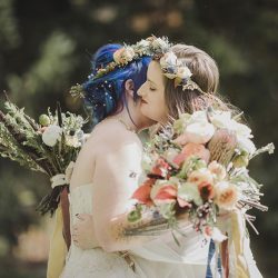 2017 10 14 Beth Kate Wedding 0136 - An Autumn witch lesbian wedding with tarot, tattoos, and beer An Autumn witch lesbian wedding with tarot, tattoos, and beer