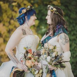 2017 10 14 Beth Kate Wedding 0143 - An Autumn witch lesbian wedding with tarot, tattoos, and beer An Autumn witch lesbian wedding with tarot, tattoos, and beer