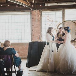 2017 10 14 Beth Kate Wedding 0206 - An Autumn witch lesbian wedding with tarot, tattoos, and beer An Autumn witch lesbian wedding with tarot, tattoos, and beer